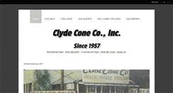 Desktop Screenshot of clydecone.com