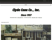 Tablet Screenshot of clydecone.com